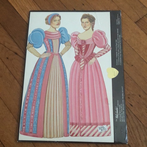 Peck-Gandre Cinderella The Ash Maiden Paper Doll Set Vintage 1991 - Picture 5 of 10